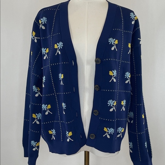 Jason Wu Oversized Pointelle Cardigan, XS - Picture 10 of 10